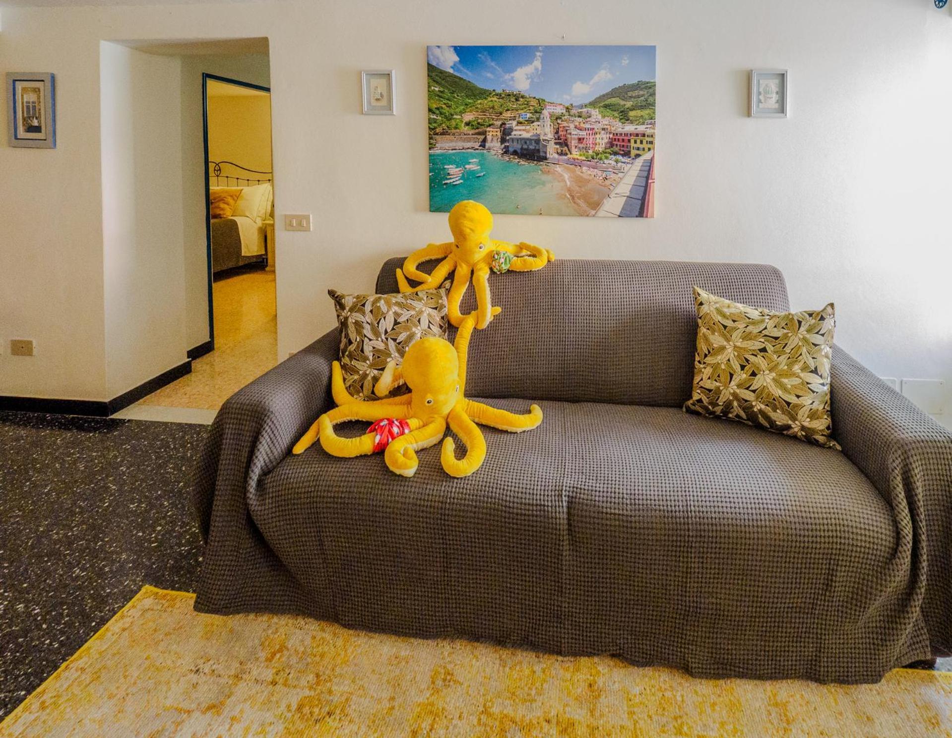 Mainetta Sea View Apartment With Ac Vernazza Luaran gambar