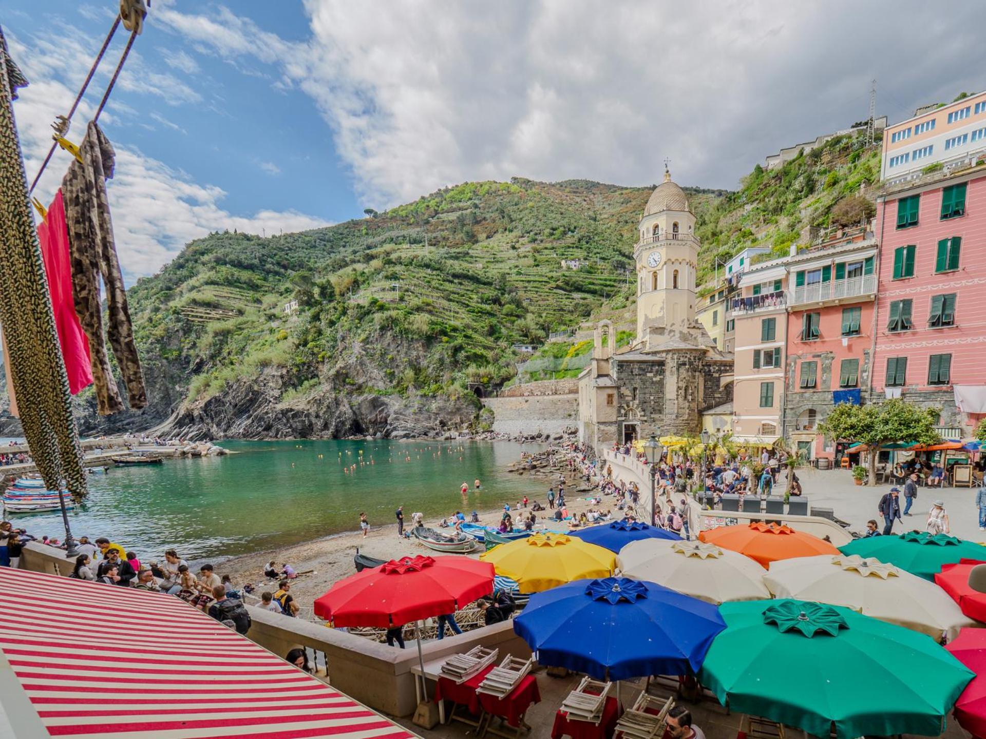 Mainetta Sea View Apartment With Ac Vernazza Luaran gambar