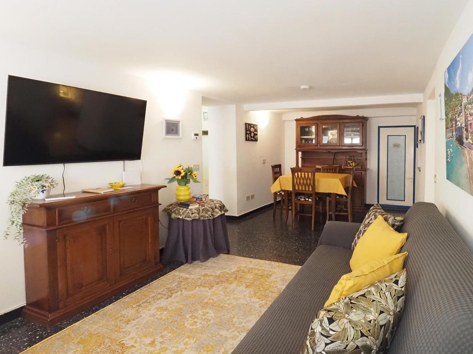 Mainetta Sea View Apartment With Ac Vernazza Luaran gambar